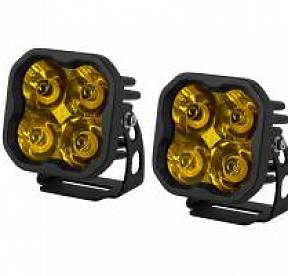 Янтарные LED-фары SS3 Sport дальнего света 2 шт 